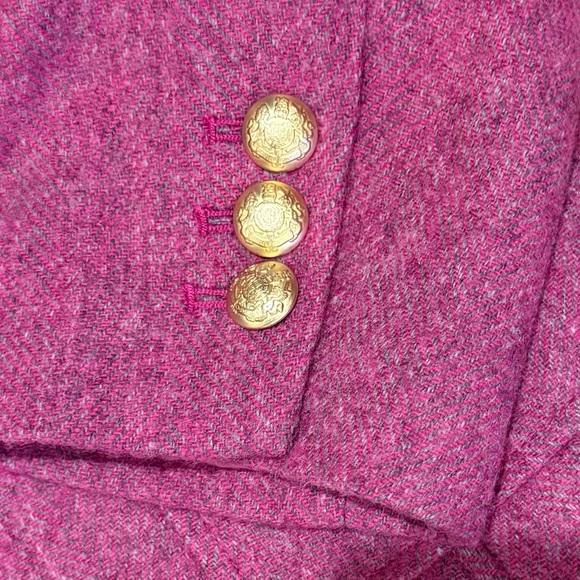 Talbots Raspberry Tweed  Women's Blazer - Picture 6 of 7